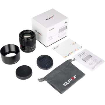 VILTROX 56mm F1.4 f/1.4 E-Mount APS-C Autofocus Prime Lens for Sony A6500 A6300 A6000 A6400 A6100 A5...