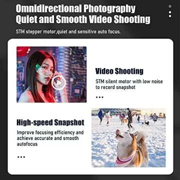 VILTROX 56mm F1.4 f/1.4 E-Mount APS-C Autofocus Prime Lens for Sony A6500 A6300 A6000 A6400 A6100 A5100 A6600 A7 A7R A7C A7II A7RII A7SIII A7III A7RIII A7RIV A9