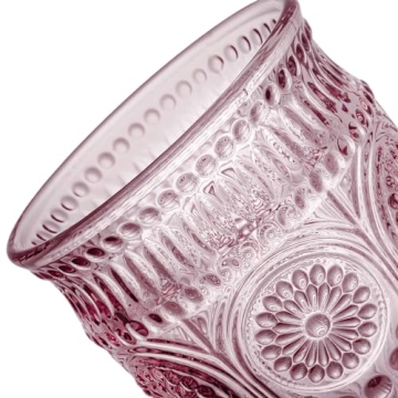 Kingrol Vintage Water Goblets - Elegant Drinkware Set