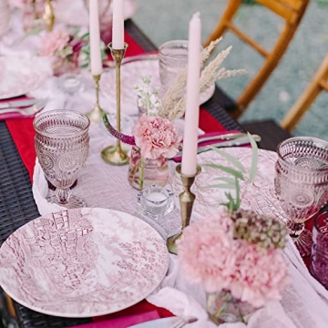 Kingrol Vintage Water Goblets - Elegant Drinkware Set