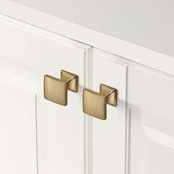 khtumeware 10 Pack 5 Inch Champagne Bronze Cabinet Pulls Warm Brass Drawer Pulls Kitchen Cabinet Hardware Kitchen Handles for Cabinets Cupboard Handles Drawer Handles