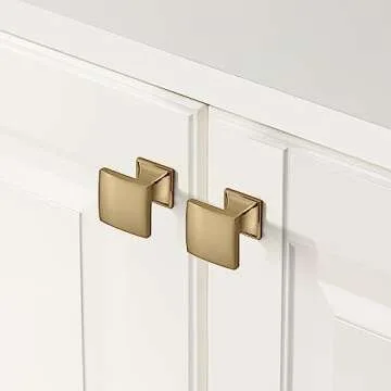 khtumeware 10 Pack 5 Inch Champagne Bronze Cabinet Pulls Warm Brass Drawer Pulls Kitchen Cabinet Hardware Kitchen Handles for Cabinets Cupboard Handles Drawer Handles