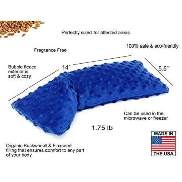 Microwave Heating pad for Neck and Shoulders- Microwavable Heating pad- Cool & hot Moist Heat Pack- ...