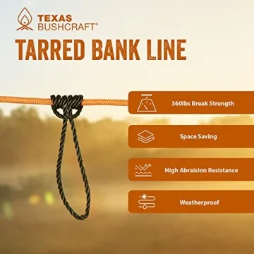 Buy Texas Bushcraft Tarred Bank Line for Strength & Versatility