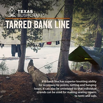 Buy Texas Bushcraft Tarred Bank Line for Strength & Versatility