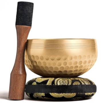 Tibetan Singing Bowl Set – Authentic Handcrafted Meditation Tools for Mindfulness