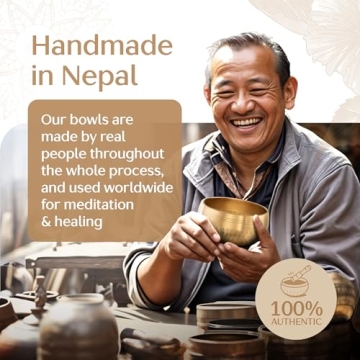Tibetan Singing Bowl Set for Meditation and Sound Therapy