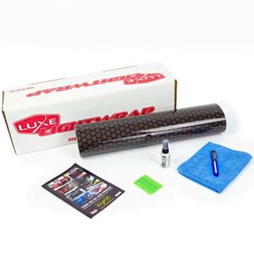 Luxe LightWrap Mid Honeycomb Universal Headlight Tail Light Tint Kit (20” x 1 Yard)