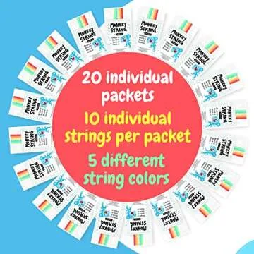 IMPRESA Monkey String Party Pack - 20 Bags of Fun