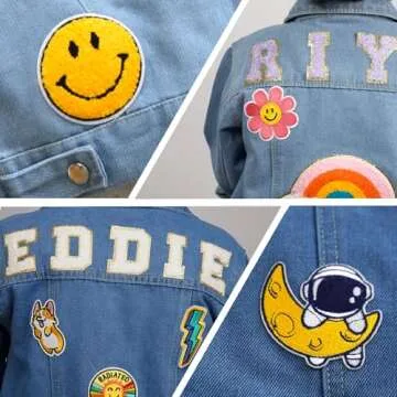 Personalized Kids Denim Jacket for 1-8 Years Old