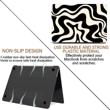 Stylish Miwasion MacBook Air 13 Inch Case with Keyboard Protectors