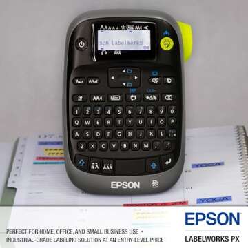 Epson LW-PX300VP Complete Label Maker Kit for Professionals