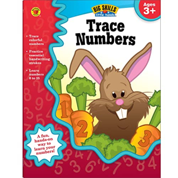 Engaging Trace Numbers Workbook for Preschool-Kindergarten, Ages 3-5