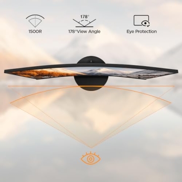 KOORUI 24" Curved Monitor 100Hz Full HD Eye-Care Design