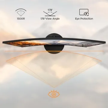 KOORUI 24" Curved Monitor 100Hz Full HD Eye-Care Design