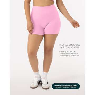 Buttery Soft High Waisted Yoga Shorts for Women