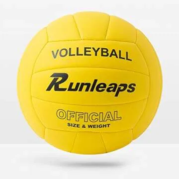 Durable Runleaps Volleyball for All Ages Indoor Outdoor Fun