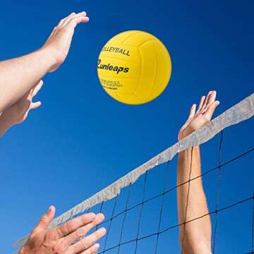 Durable Runleaps Volleyball for All Ages Indoor Outdoor Fun