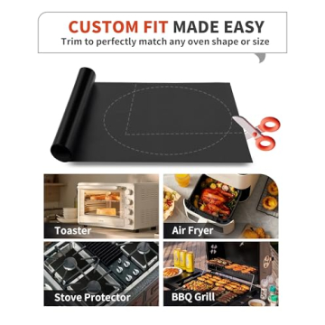 Durable Oven Liners for All Oven Types 2 Pack