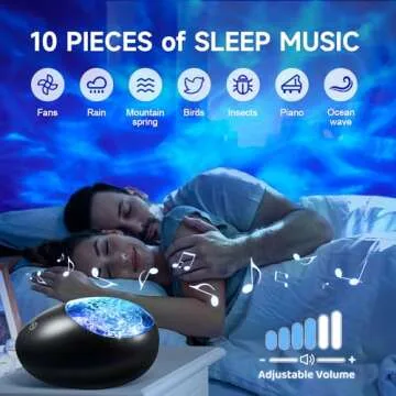 Mubarek Galaxy Projector Skylight, 24 Light Modes Room Light Projector, White Noise Sky Light Projector, Bluetooth Speaker Room Projector Lights for Bedroom Decor Aesthetic, Remote Timer Galaxy Light