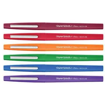 Paper Mate Flair Felt Tip Pens - Pastel Colors, 6 Count