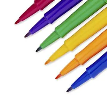 Vibrant Paper Mate Flair Felt Tip Pens Medium Point 6 Count
