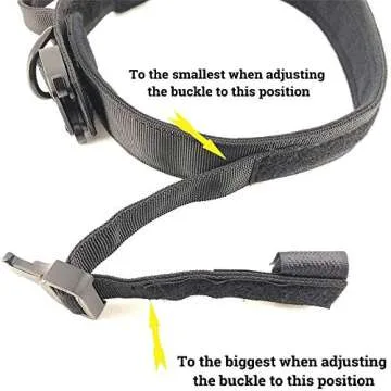 Tactical Dog Collar Adjustable with Heavy Duty Buckle