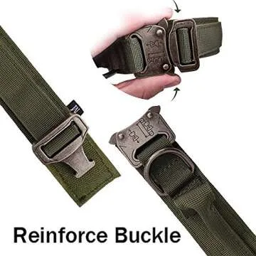 Tactical Dog Collar Adjustable with Heavy Duty Buckle