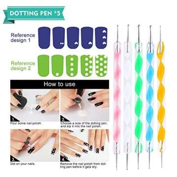 AIFAIFA Nail Art Tools Set for Creative DIY Designs