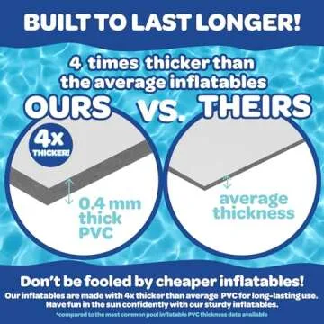 Giant Inflatable Flamingo Volleyball Net Set w/Ball - 12 ft Long, Durable PVC Material - Perfect for Outdoor Backyard Swimming Pool Parties w/Family Friends Kids- Fun Summer Water Float, Gift