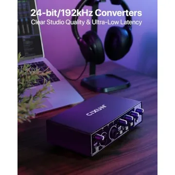 CIXUN 2i2 USB-C Audio Interface for Recording Success