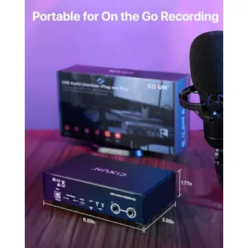 CIXUN 2i2 USB-C Audio Interface for Recording Success
