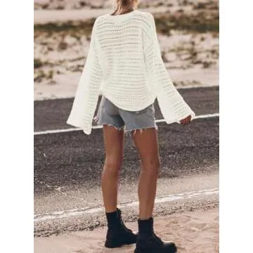 Summer 2024 Lightweight Crochet Sweater for Women