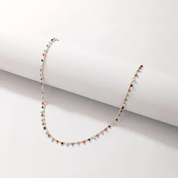 FUTIMELY Green Choker Necklace for Women, Bohemian Style