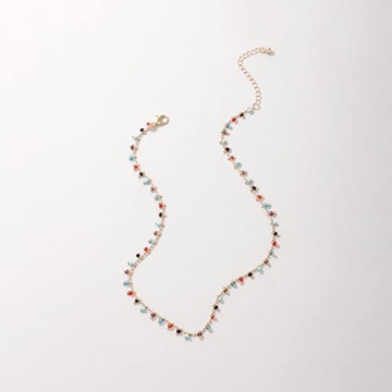 FUTIMELY Green Choker Necklace for Women, Bohemian Style