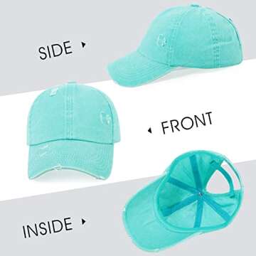 HH HOFNEN Women's Ponytail Hat for Outdoor Fashion