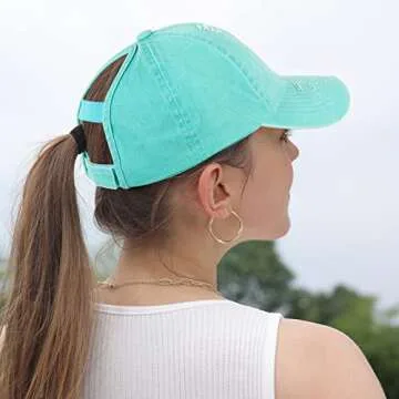 HH HOFNEN Women's Ponytail Hat for Outdoor Fashion