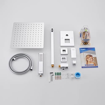 Iriber 10 Inch Rainfall Shower Head System with Handheld