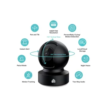 Kasa Smart Indoor Security Camera with Night Vision