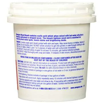 Savogran Wood Bleach - 12oz Oxalic Acid Wood Bleach for Furniture Restoration