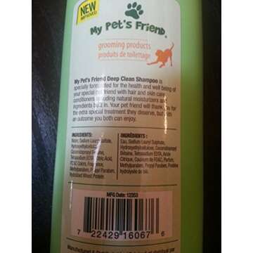 My Pet's Friend Deep Cleaning Shampoo 16oz - Pack of 3