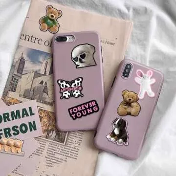 Aesthetic Waterproof Stickers for Laptops & Journals