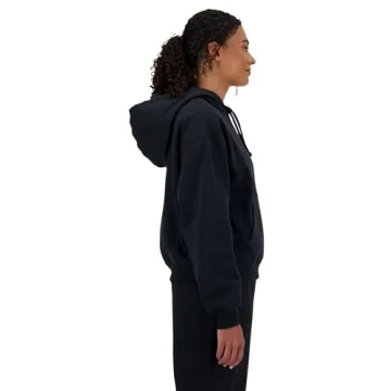 New Balance Women's Sport Essentials Hoodie, Black, Large