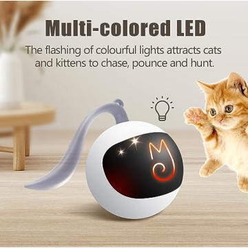 Migipaws Interactive Cat Ball Toy Set for Playful Cats