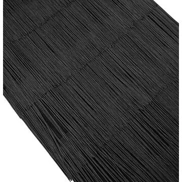 AOMEI Women's High Waist Fringe Tiered Bodycon Pencil Midi Skirt