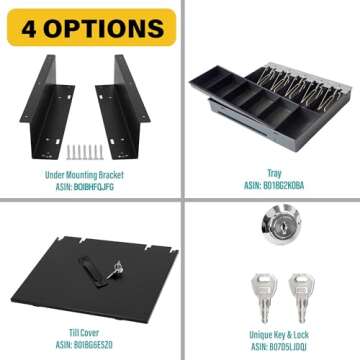 Compact Heavy Duty Manual Push-Open Cash Drawer