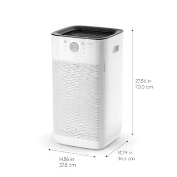 IRIS USA WOOZOO Air Purifier for Home Large Rooms Bedroom with H13 True HEPA Filter, Remove Up to 99...
