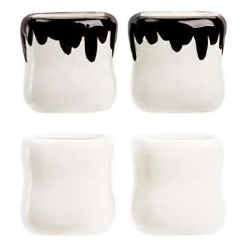 Okllen Marshmallow Mugs Set for Cute Coffee Moments