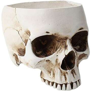Unique Skull Flower Pot - Perfect for Home Decor and Gifts