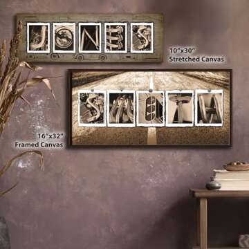 Personal-Prints VINTAGE MOTORCYCLE Personalized Name Art Print - Unique Motorcycle Gift for Harley a...